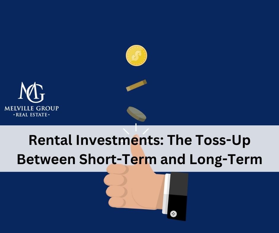 Tossing a coin to indicate the confusion of rental investment