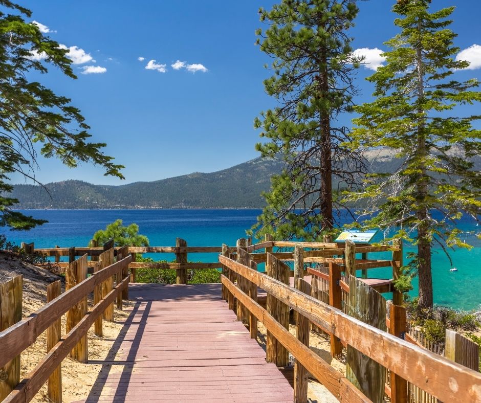 Lake Tahoe in the summer
