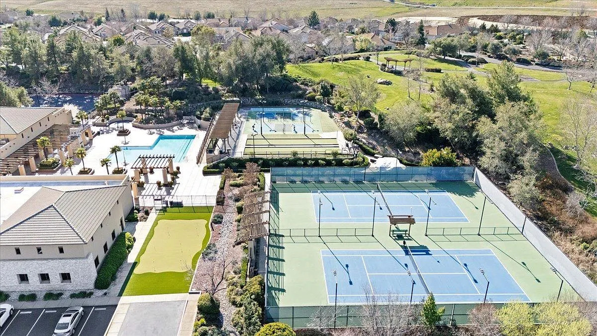 Community pool and tennis courts