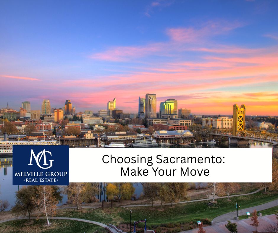 The Sacramento cityscape at dusk